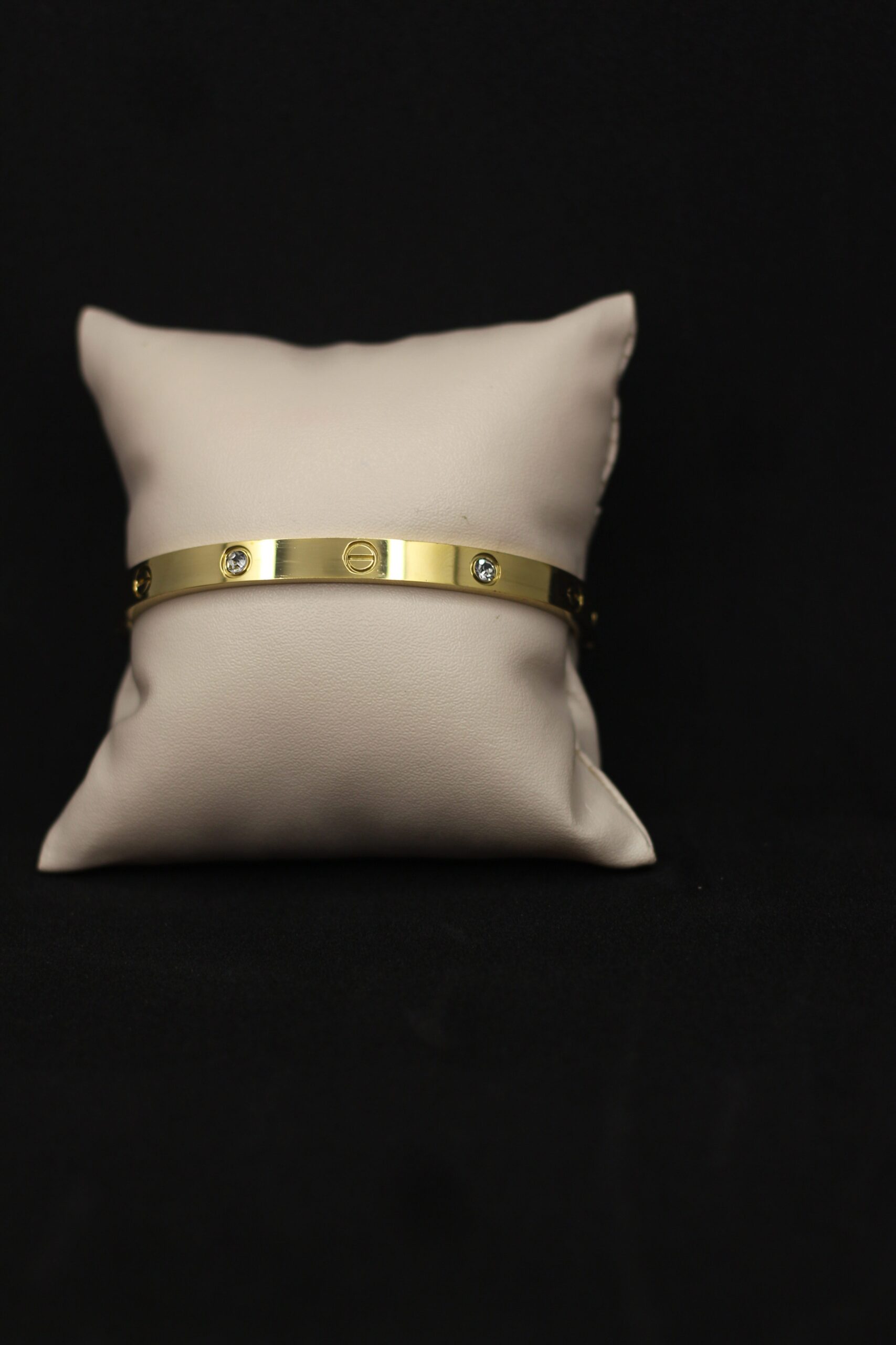 Gold-Plated Nail Design Bracelet – Modern & Stylish Jewelry - Image 4