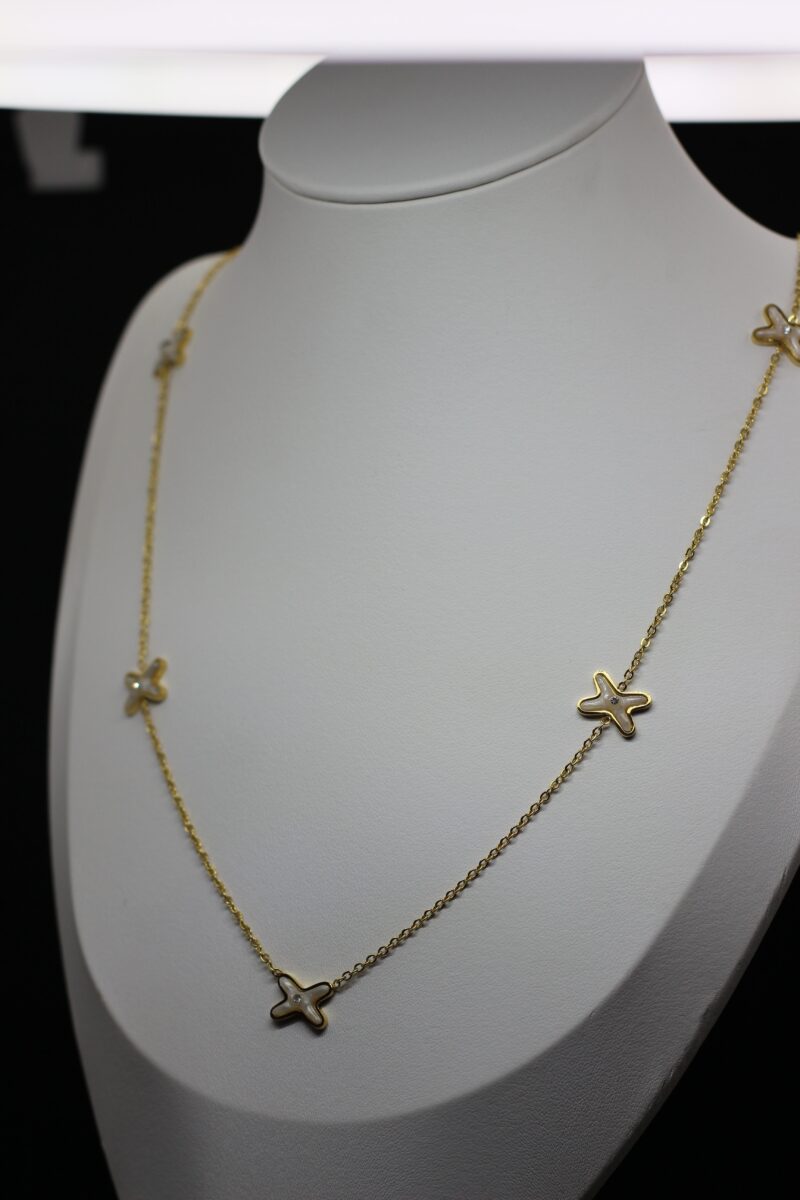 Butterfly Charm Gold Necklace