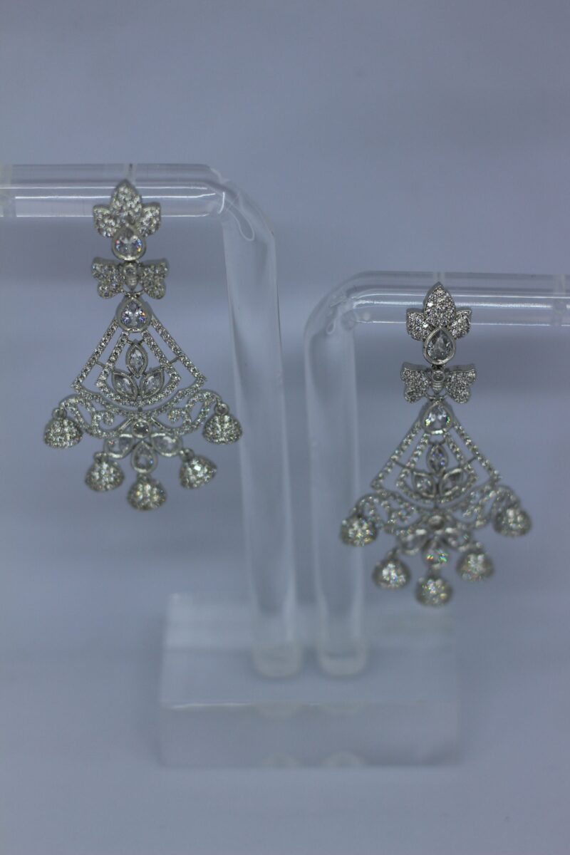 Elegant Silver Chandelier Earrings Online