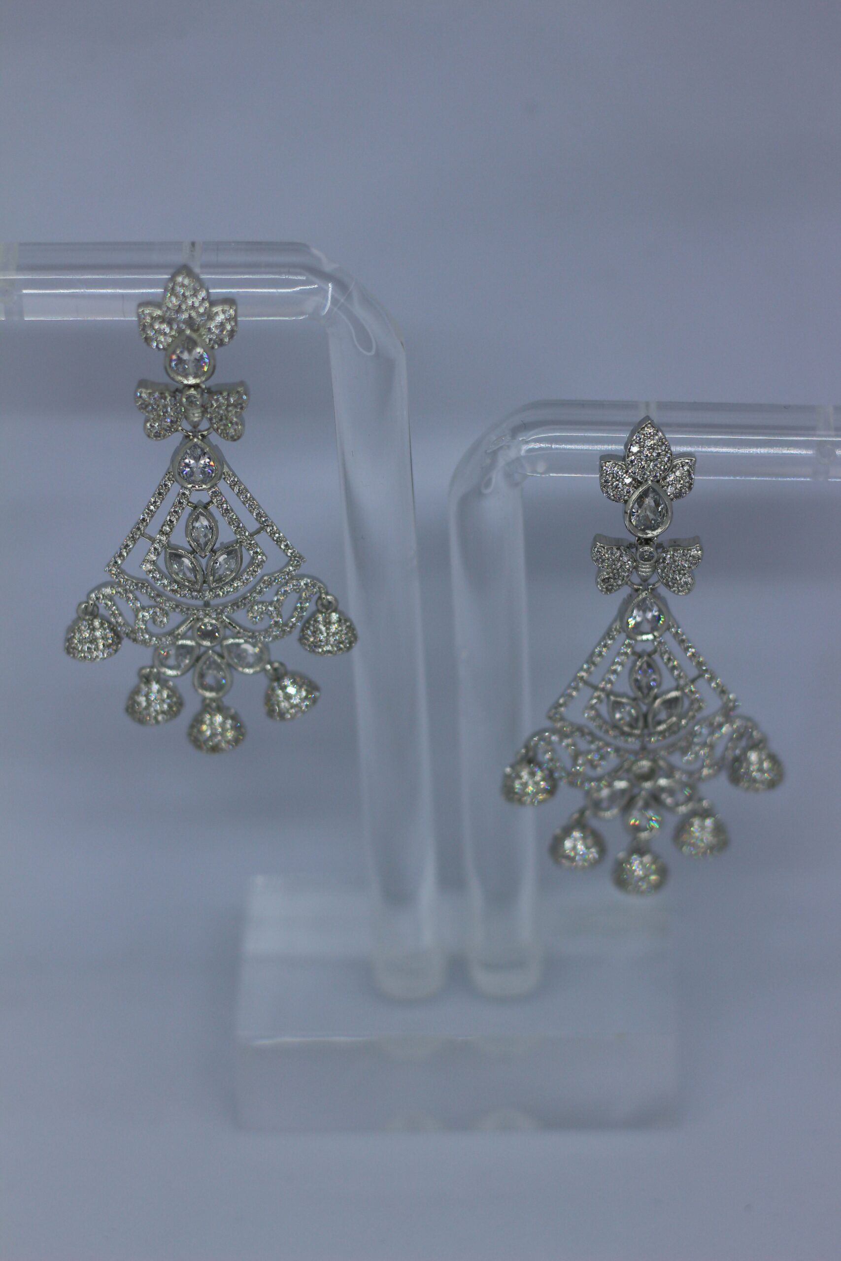 Elegant Silver Chandelier Earrings Online